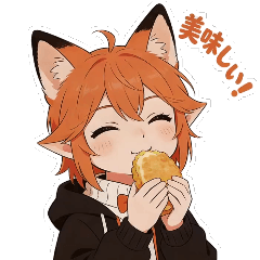 キツネの女の子の制服