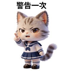 Cute cat - Warning once