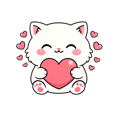 もちもちネコの日常スタンプ