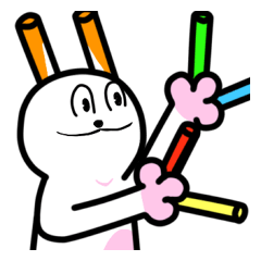 ドヤ顔うさぎ（ドルオタver）