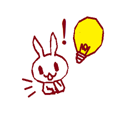 まっしろいうさぎ