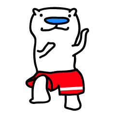 青ハナのシロクマ