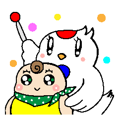 ハッピーメッセンジャー、ルルとメメ。