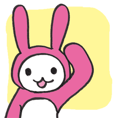 ウサえもんの会話スタンプ