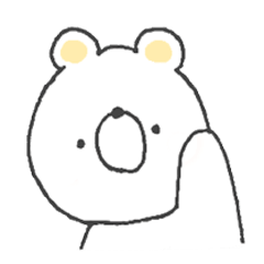 まるいクマ。