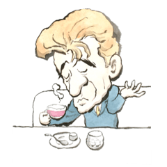 おっさんらは静かにスタンプ