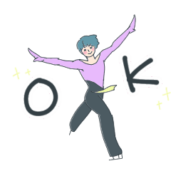 動く！フィギュアスケート男子！