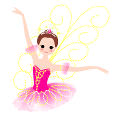 かわいいバレリーナVol.02バレエスタンプ♡