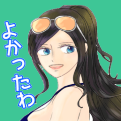 ONE PIECE ほとんどロビンちゃんスタンプ