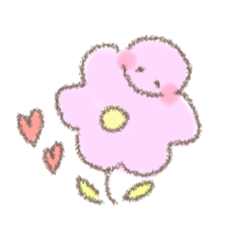 ポップでコーンなお花