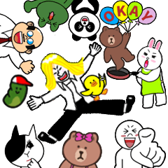 Junjunの ジェームズ & LINE フレンズ