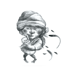 オリジナル版『食わず女房』山姥スタンプ