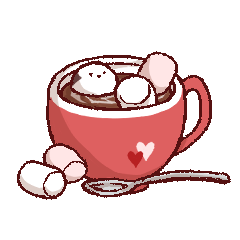 食いしん坊なシマエナガスタンプ