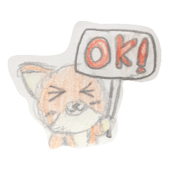 気軽に使える犬スタンプ