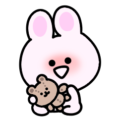 一生すき。動く。シュールなミニうさぎ