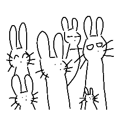 多分使えるウサギスタンプ