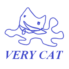 ぐにゃぐにゃのねこのスタンプ