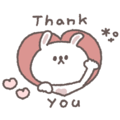 感謝を伝える◎ちびっこうさぎさん #1