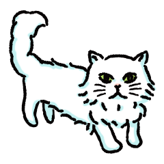 うちの白猫ペル