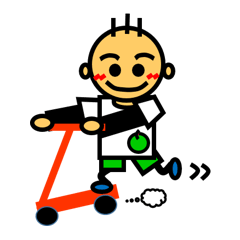 元気いっぱい、りん太くん。