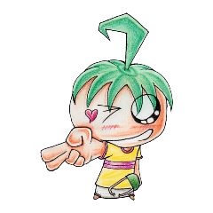 トマト  と 黒白クマ