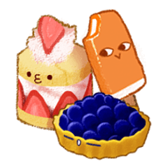 かわいいデザートフレンズ