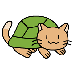 まるぎにゃーたネコガメ