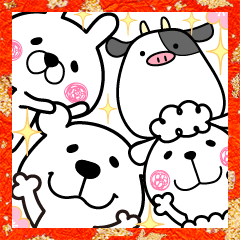 気持ちが伝わるBIGスタンプ【キャラ集合】