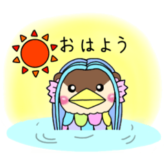 アマビエカワウソスタンプ