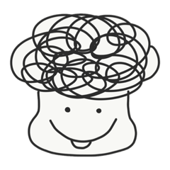 パーマのおとこのこ