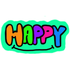 ポップな英単語スタンプ！