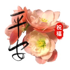 花の語〜書道のご挨拶