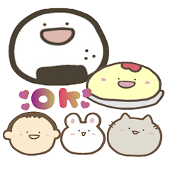 笑顔いっぱいOKスタンプ省スペース