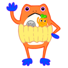 うちのかえるさん。