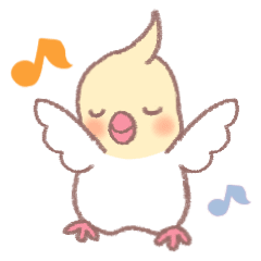 使いやすい！踊るオカメちゃんスタンプ