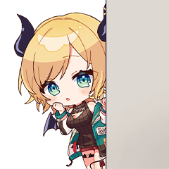 ホロライブ公式スタンプ「癒月ちょこ」