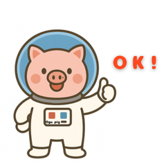 宇宙ブタの日常絵文字 part.2