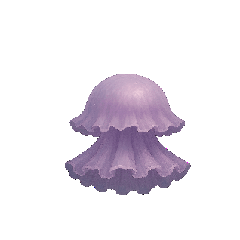 cute light purple jellyfish