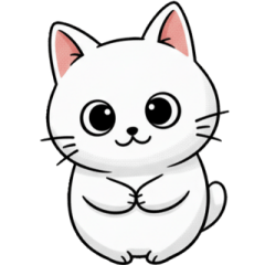白猫ゆるかわスタンプ