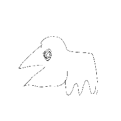 変わった怪獣君