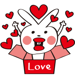 うさぎのサッちゃんとブータロー（LOVE）