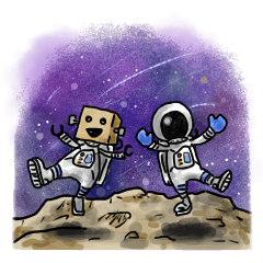 COSMONAUT & C.ROBOT