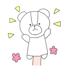 しろくまパペット