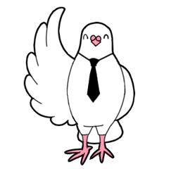 ONE PIECE　ハトのハットリスタンプ