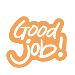 カラフル手書きの英語の挨拶と言葉と英単語