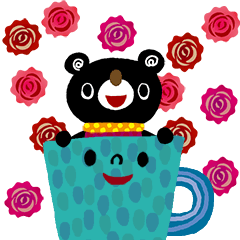 絵本みたいな＊お花がいっぱいポップアップ