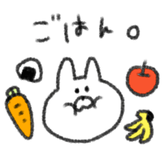 シンプルうさぎ。