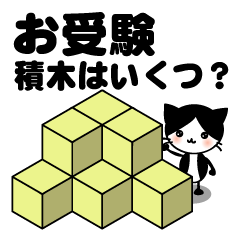 お受験。積木はいくつ？