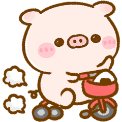 シンプル♡デカ文字ぽこちゃん