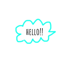 あいさつ　可愛い　絵文字